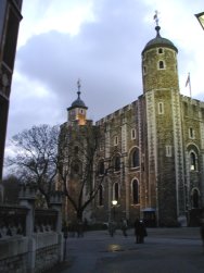 The White Tower at dusk