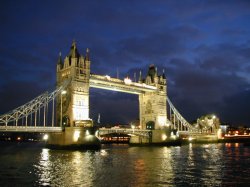 Tower Bridge at dusk